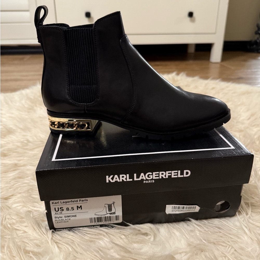 Karl Lagerfeld Simone Bootie NWT